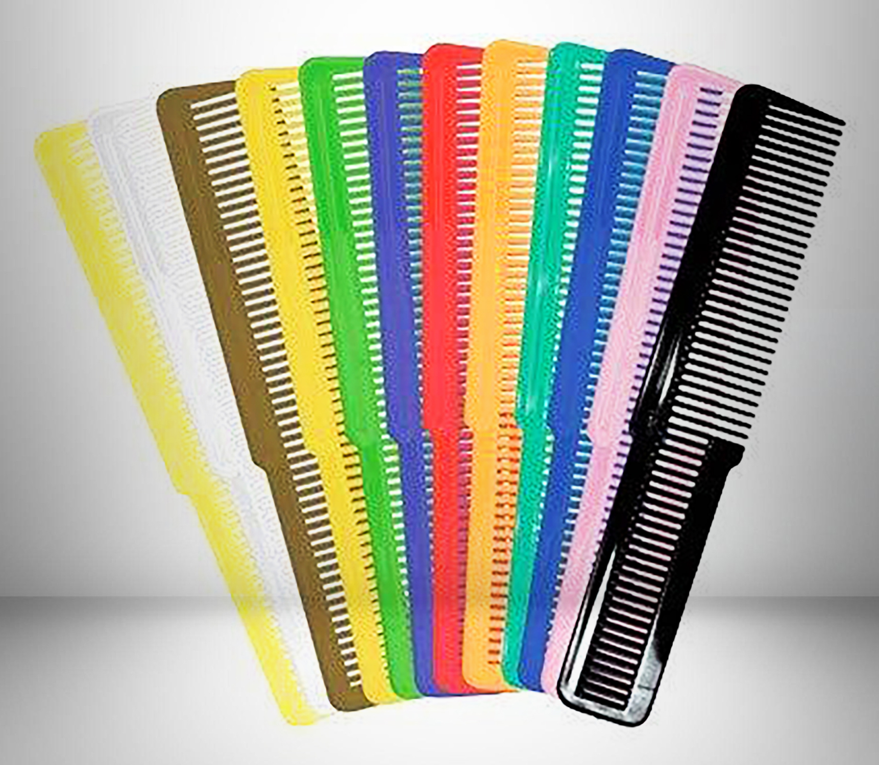 12 Assorted Pack Large Combs MF Clipper Colours