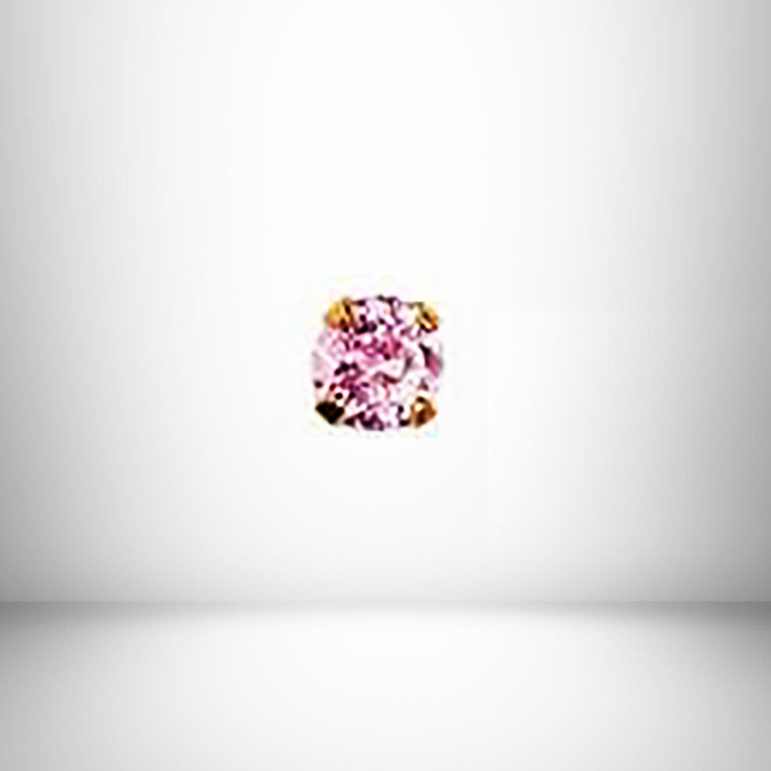 Alexandrite Tiffany EARRIN 3mm June 24kt