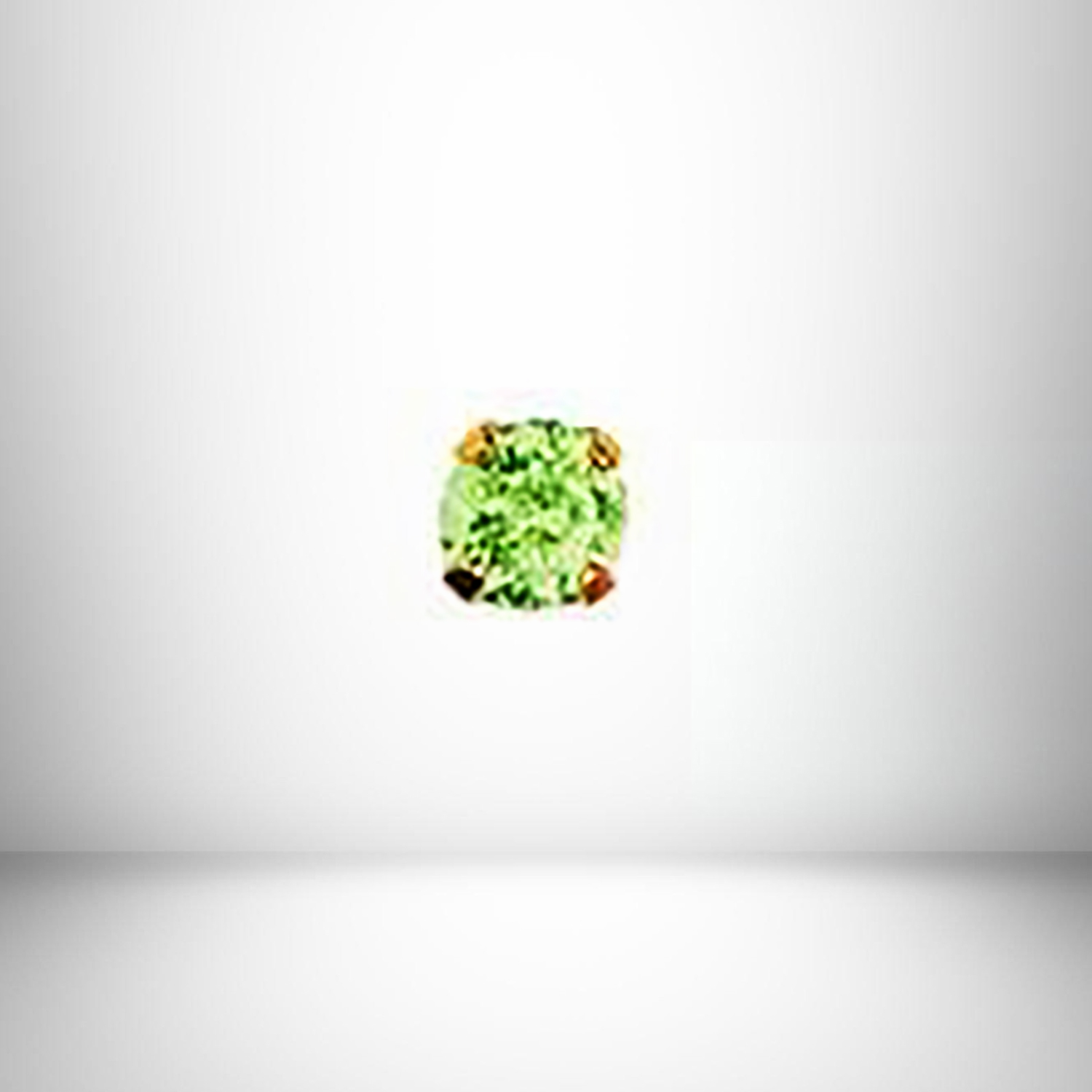 3mm 24kt August Peridot EARRING Tiffany