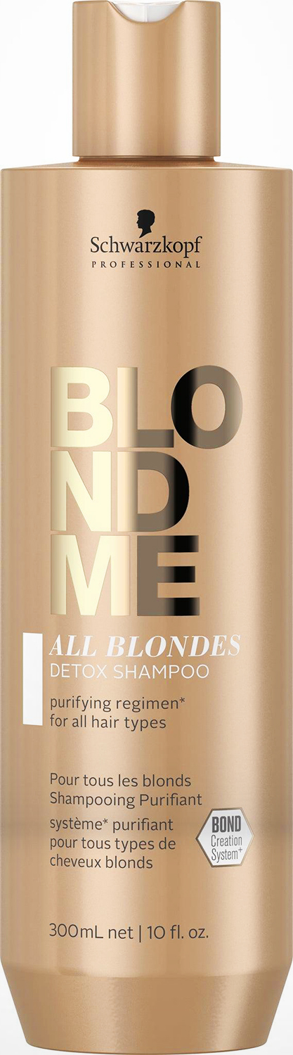 Detox 300ml All CR12 Blondes Shampoo BLONDME SOL2021