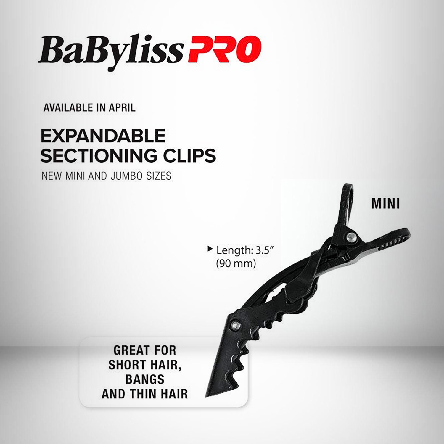 4pk Expandable Clips Mini Babylisspro