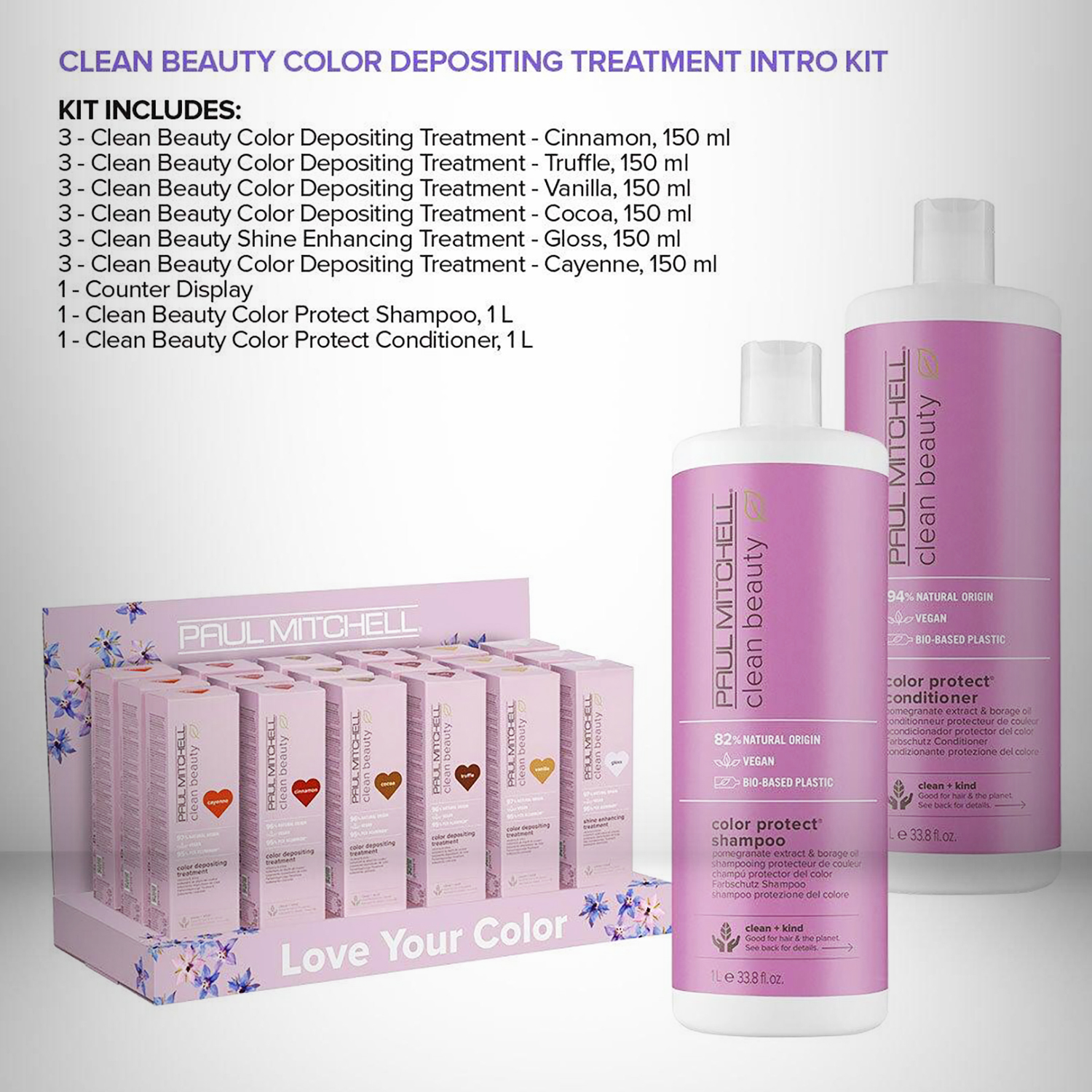 ND2023 Clean Beauty Color Depositing Treatment Intro CCIN23 PM Kit