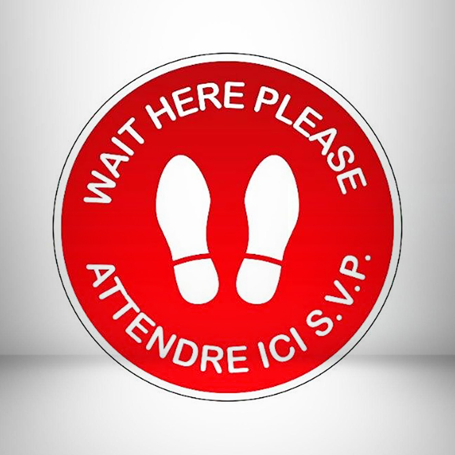 Sticker BF2023 DAN FLOOR PPE Wait SIGN Here