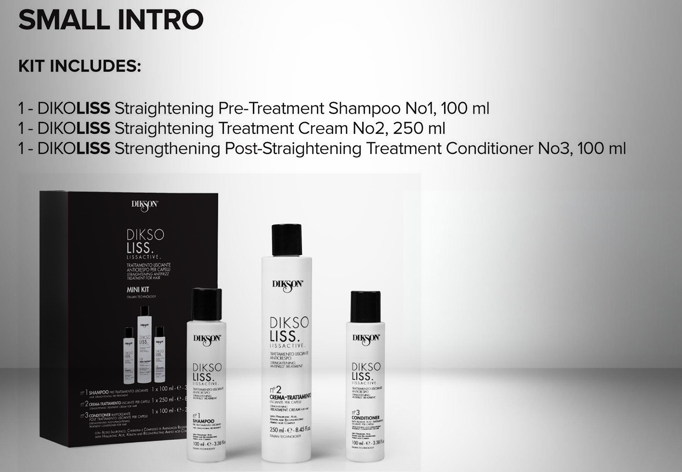 DK DIKSOLISS Mini SMOOTHING KIT