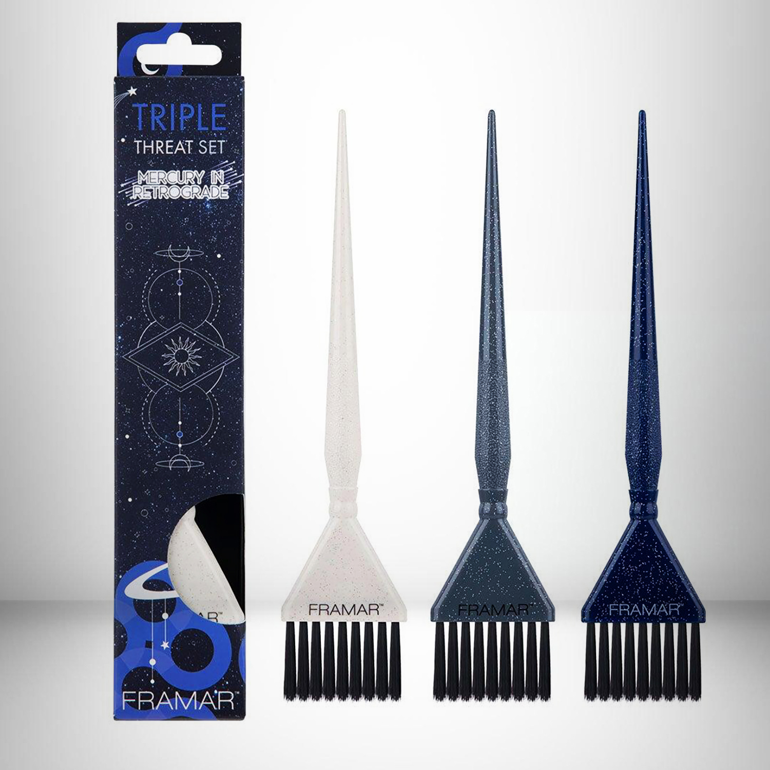 Retrograde Threat 3pk Brush It Tint JF2023 Set In Foil Mercury Triple