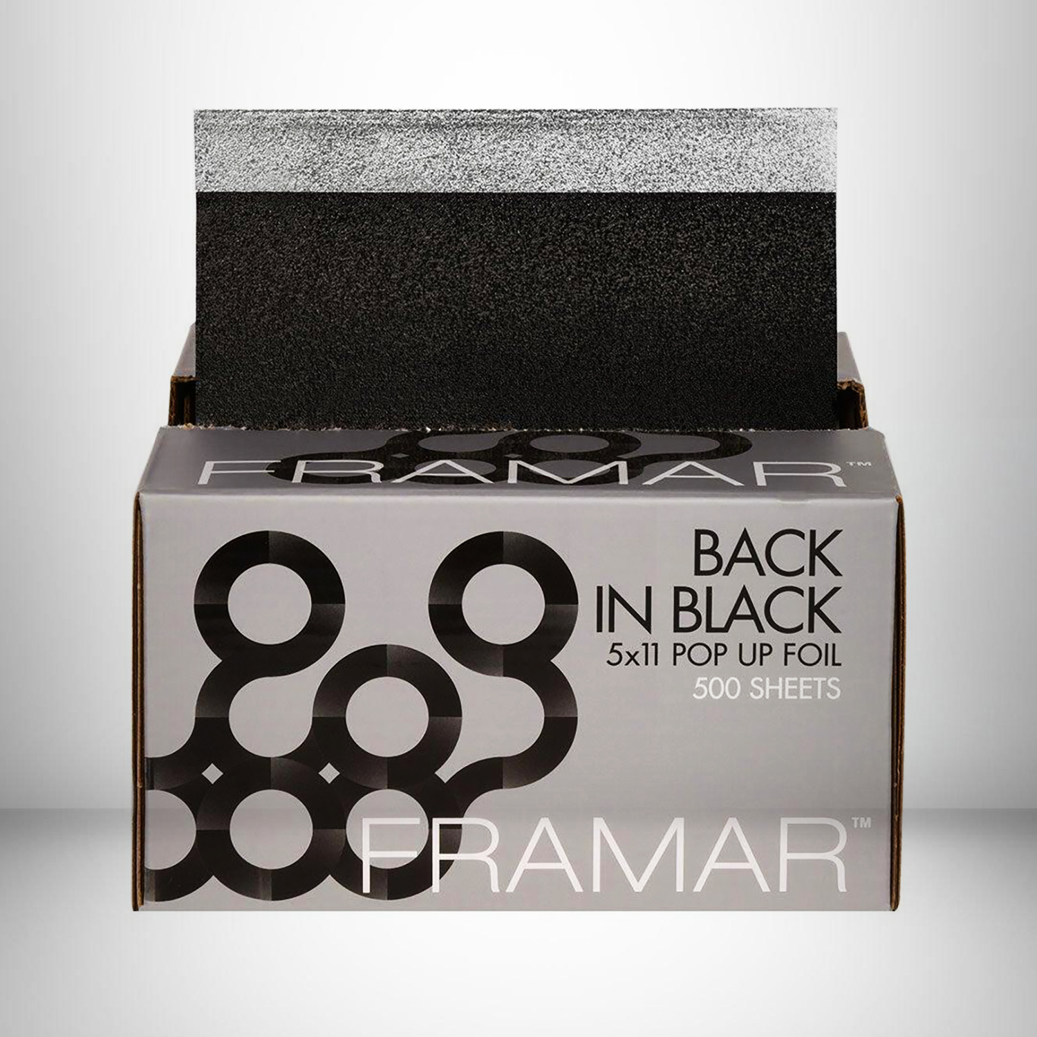 It Foil Back In Foil 5X11 POPUP Black 500 CR12 Sheets