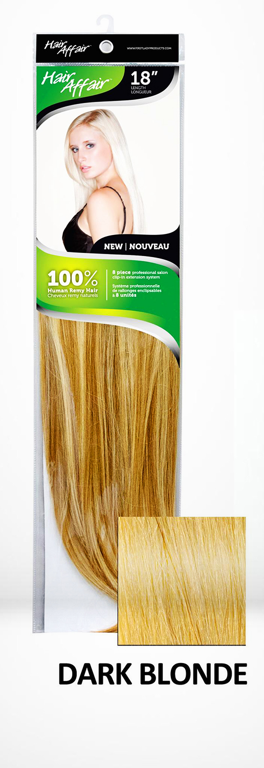HH 7HH 18in DARK 8PC BLONDE