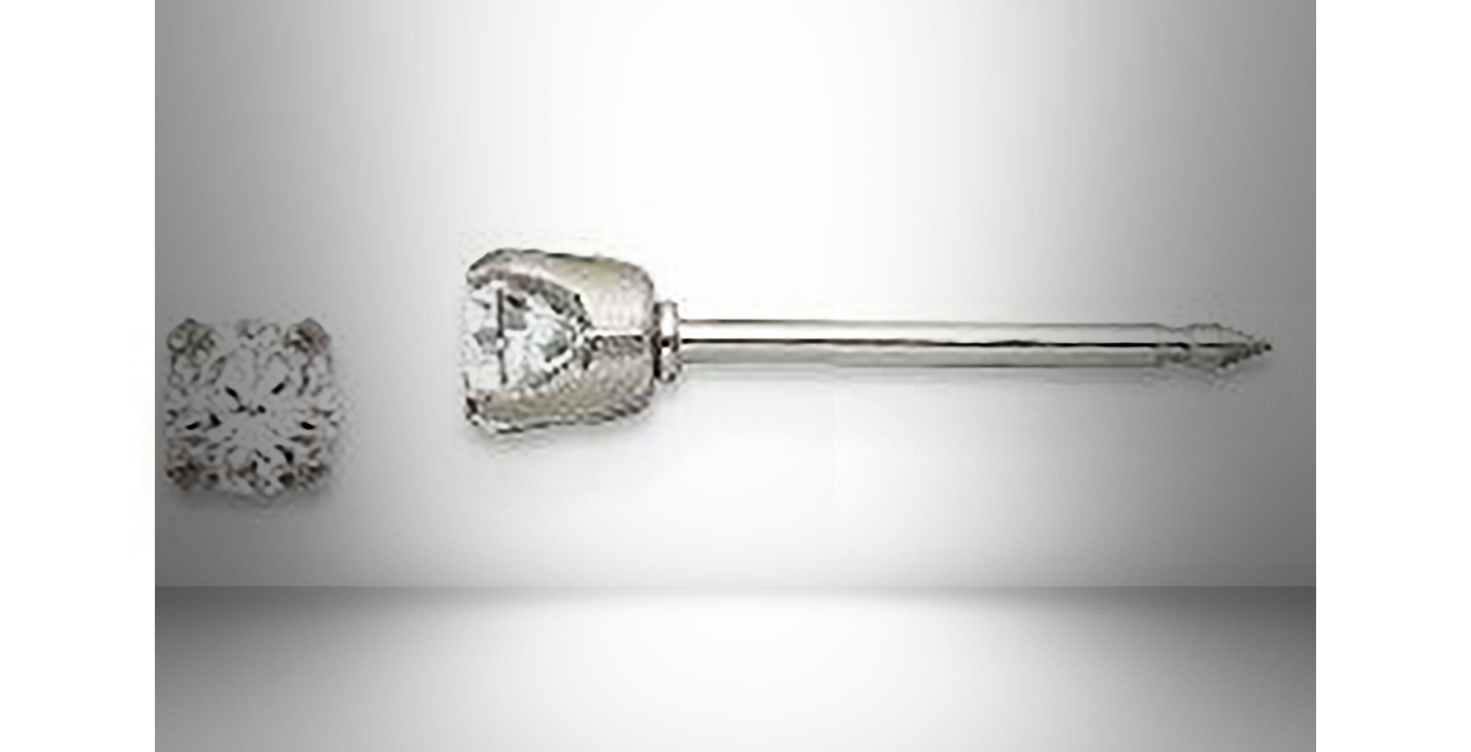 CZ PP 3mm Cubic Zirconia EARRING