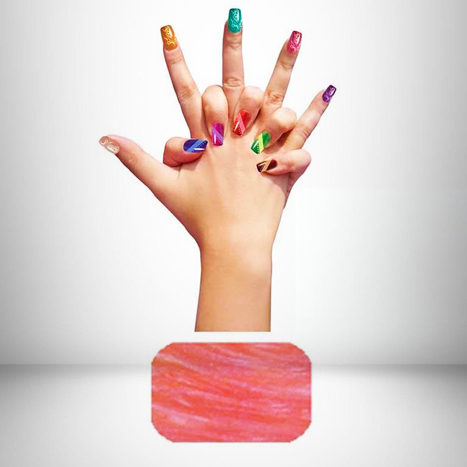 Regular Pearl Art Nail P Peach
