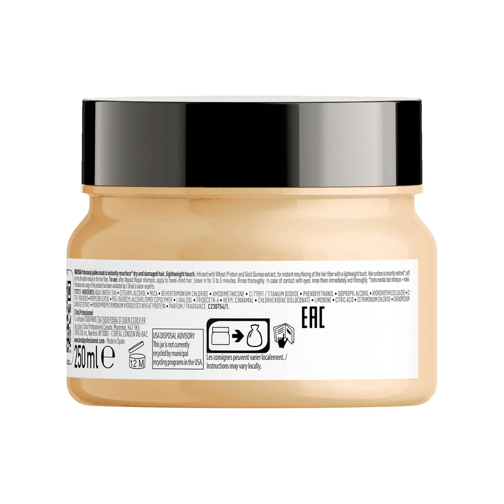 Absolut Repair Golden Mask 250mL