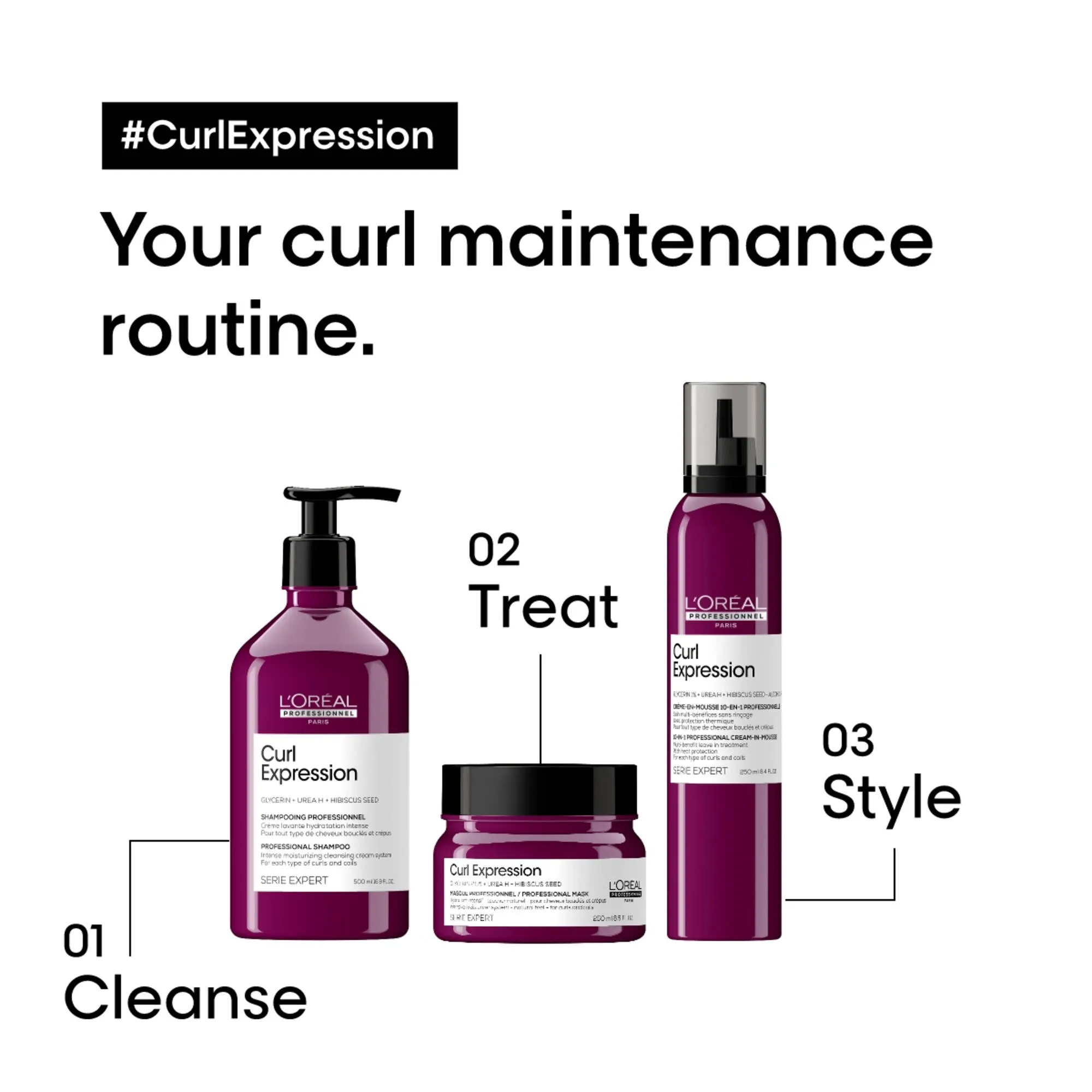 Curl Expression Anti-Build Up Cleansing Shampoo 500mL