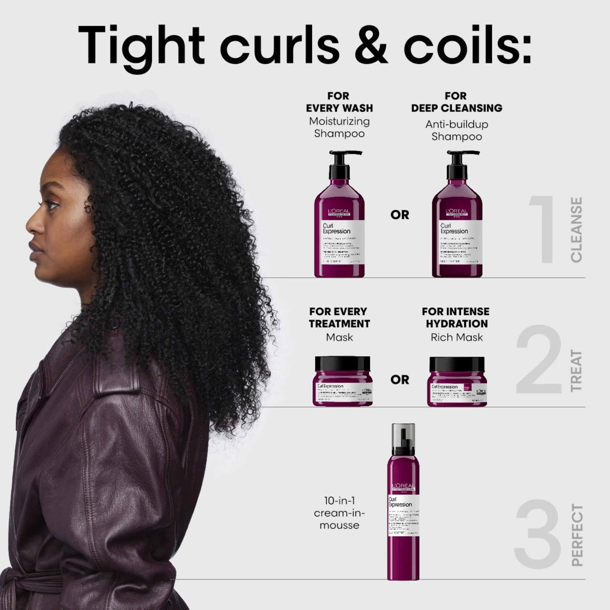 Curl Expression Anti-Build Up Cleansing Shampoo 500mL