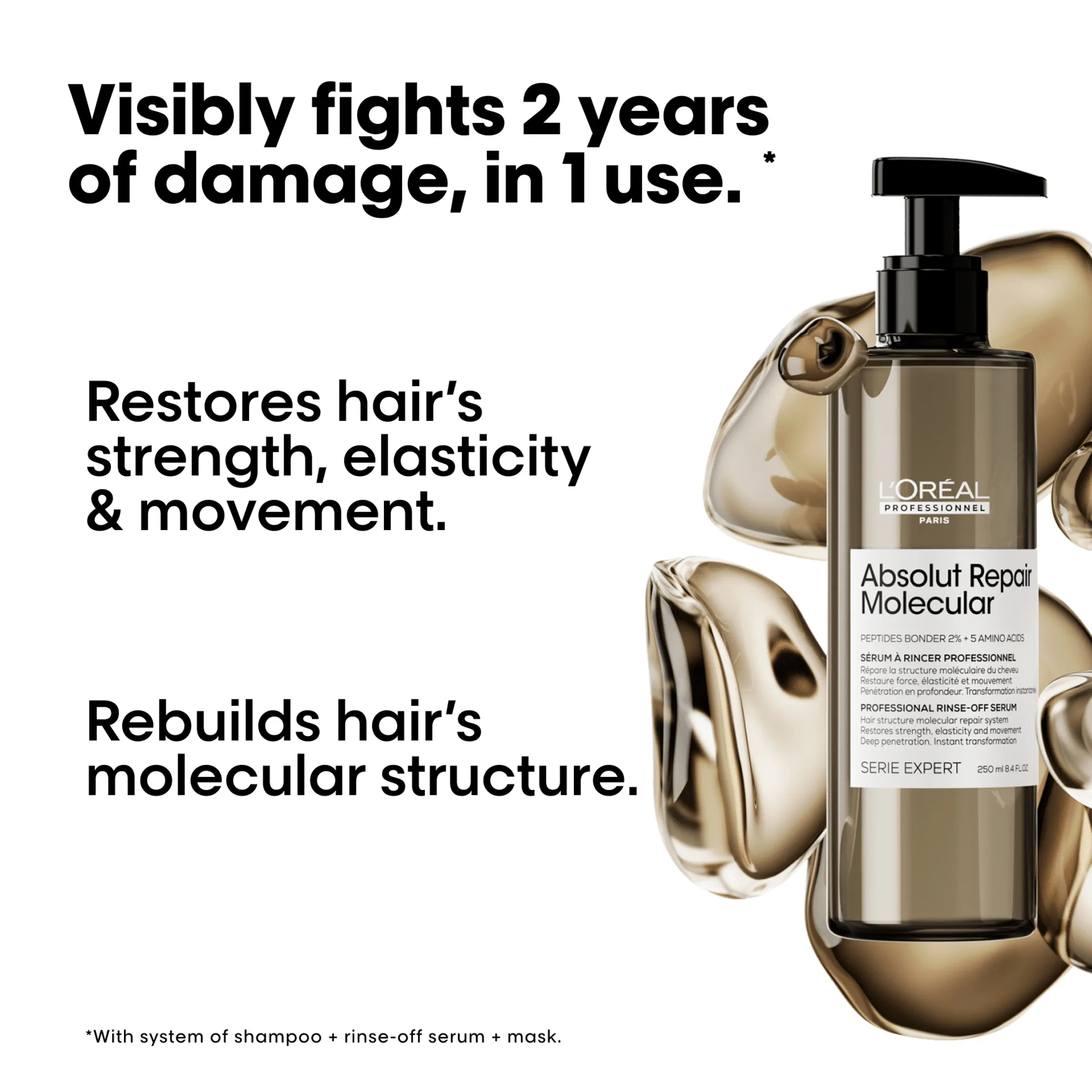 Absolut Repair Molecular Rinse-Off Serum 250mL