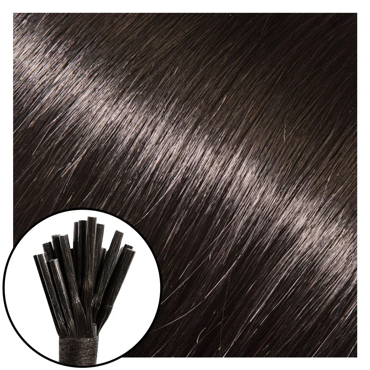 Babe I-Tip Hair Extensions #1B Susie
