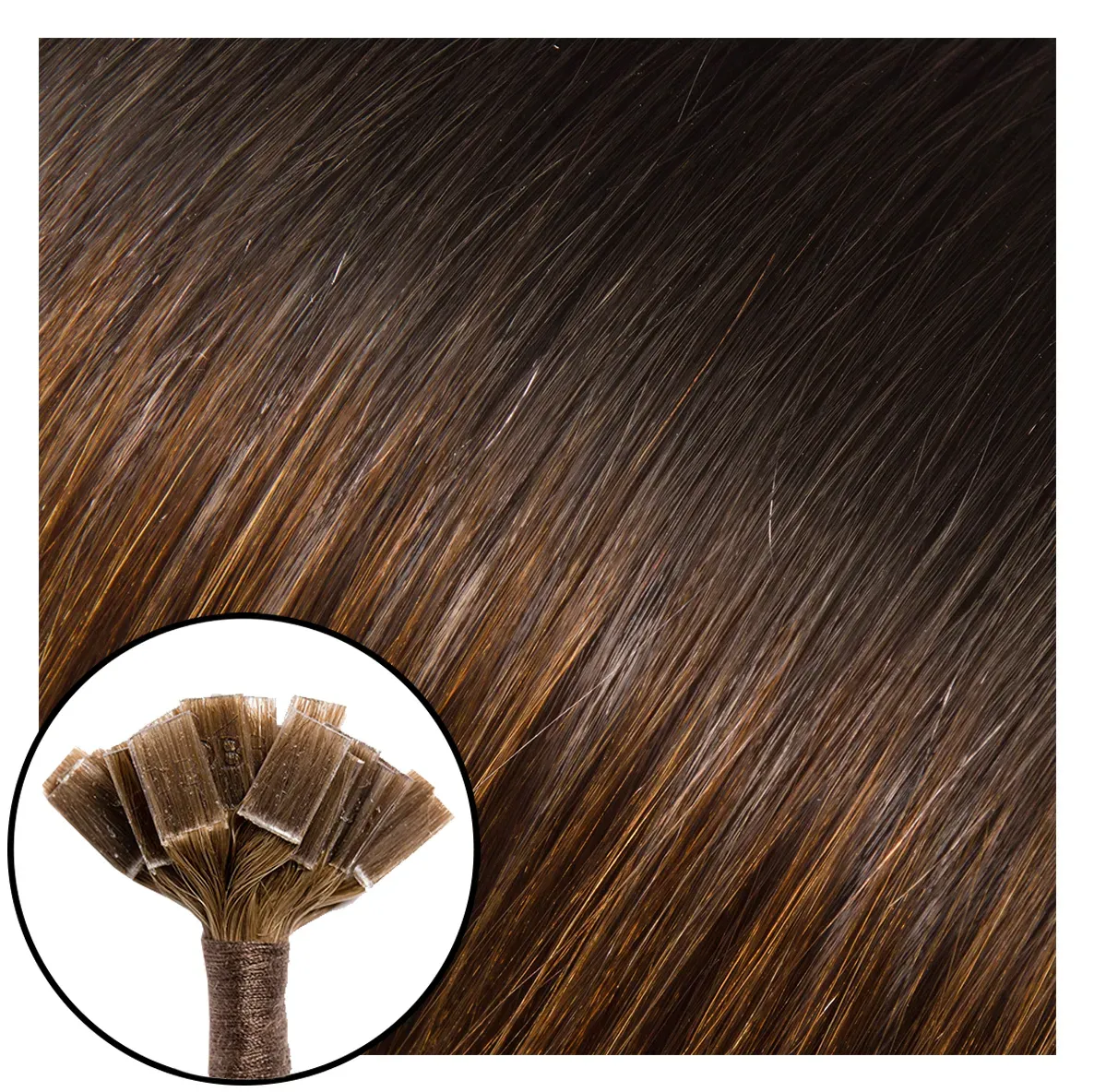 Babe Fusion Hair Extensions #1B/6 Ombre Doris