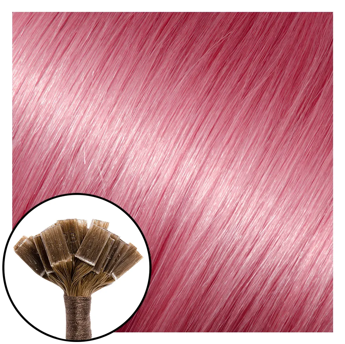 Babe Fusion Hair Extensions Pink/Mary Catherine 18"