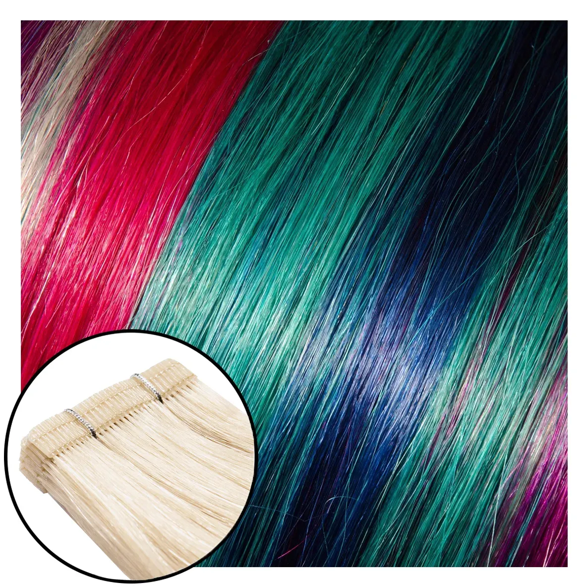 Babe Tape-In Hair Extensions Funky/Claudia 18"