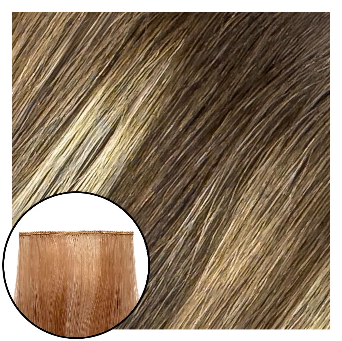 Babe Ideal Hybrid Balayage Extensions #5B-5B/8/12/600 Caitlin