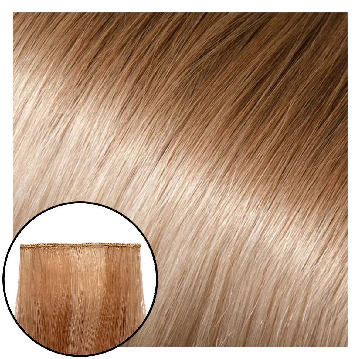 Babe Ideal Hybrid Hair Extensions #12/60 Ombre Louise