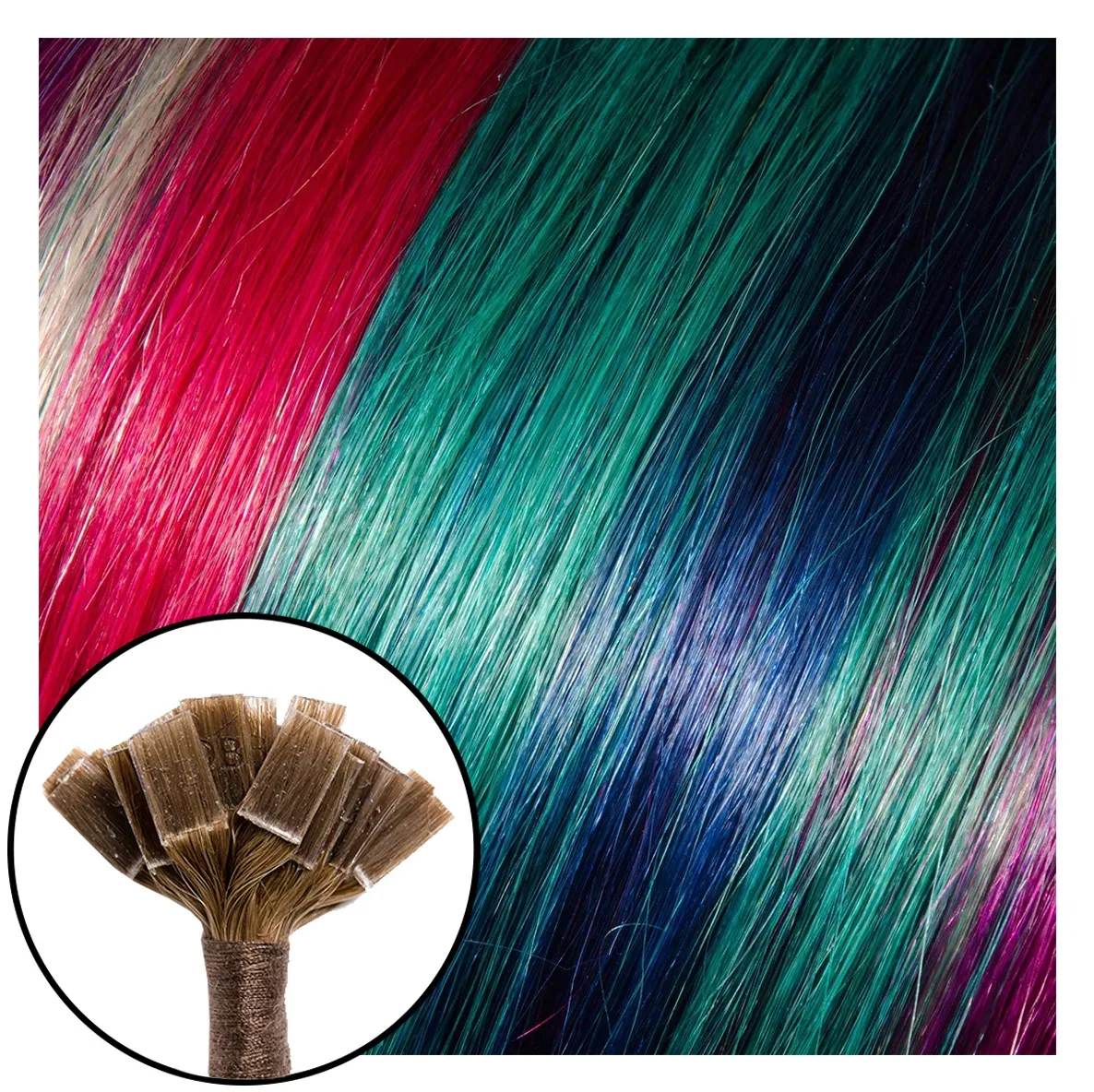 Babe Fusion Hair Extensions Funky/Claudia 18"