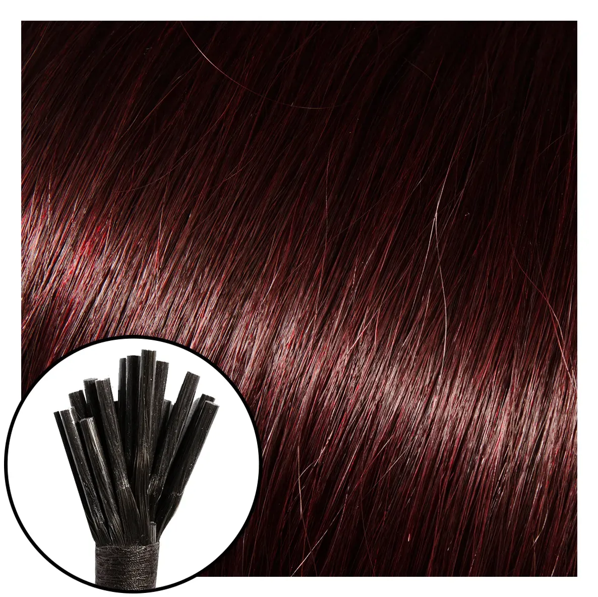 Babe I-Tip Hair Extensions #99J Colette 18"