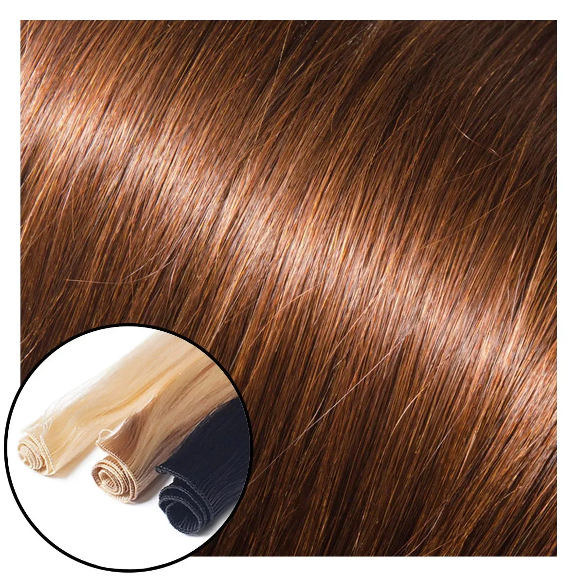 Babe Hand-Tied Weft Hair Extensions #4 Maryann