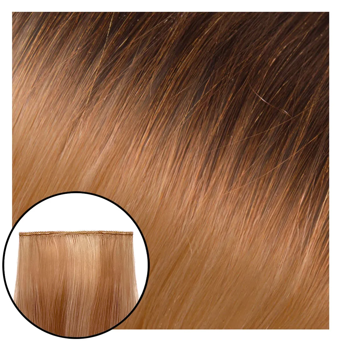 Babe Ideal Hybrid Hair Extensions #4/613 Ombre Kymberly
