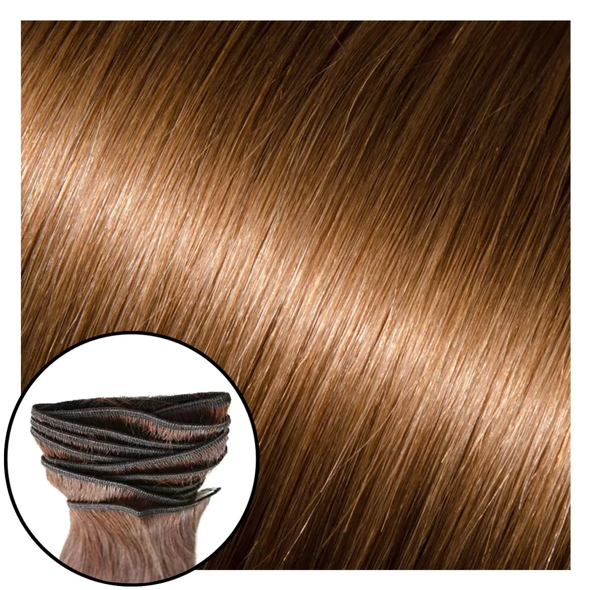 Babe Machine Sewn Weft Hair Extensions #8 Lucy