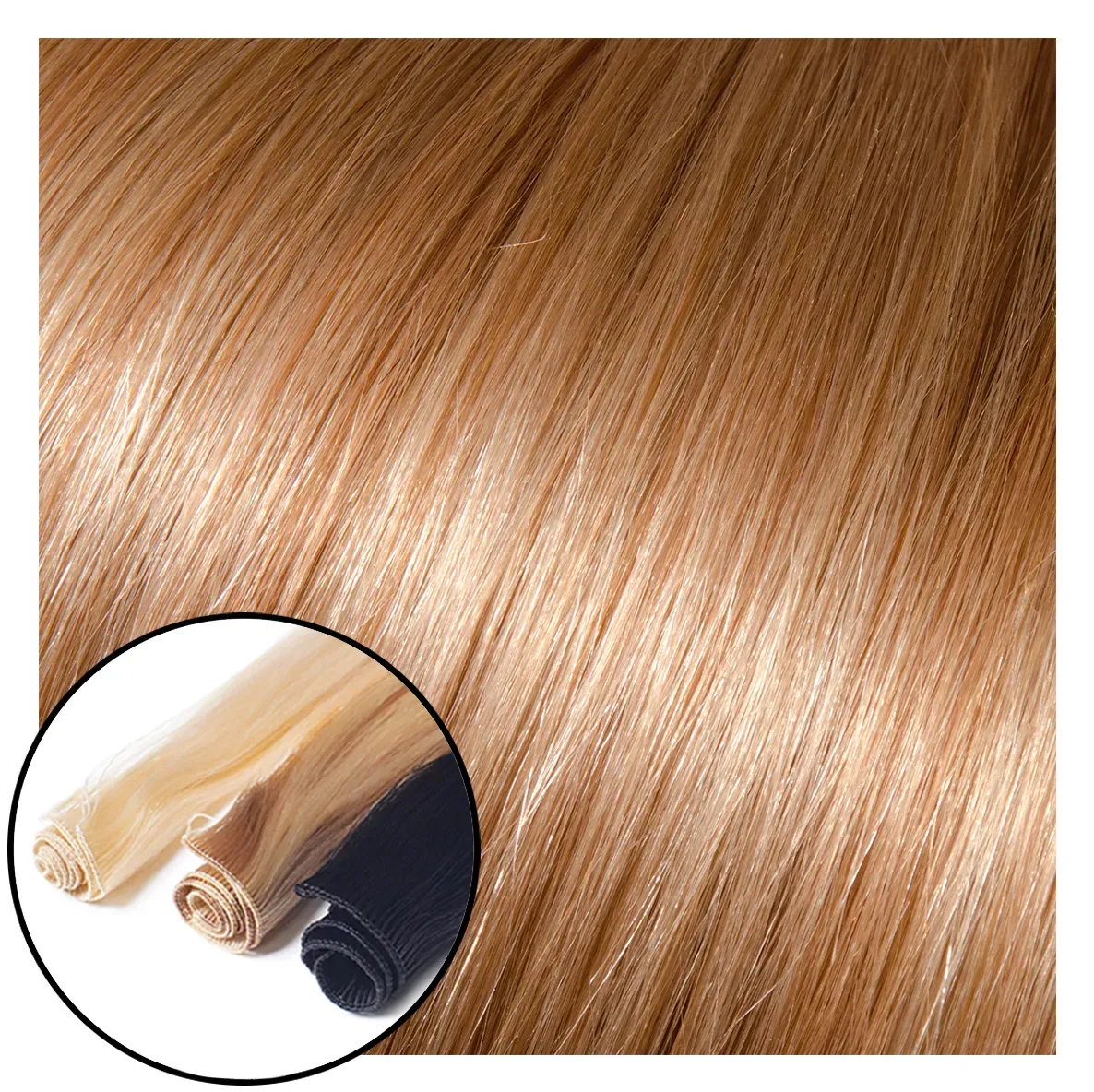 Babe Hand-Tied Weft Hair Extensions #27/613 Bridget