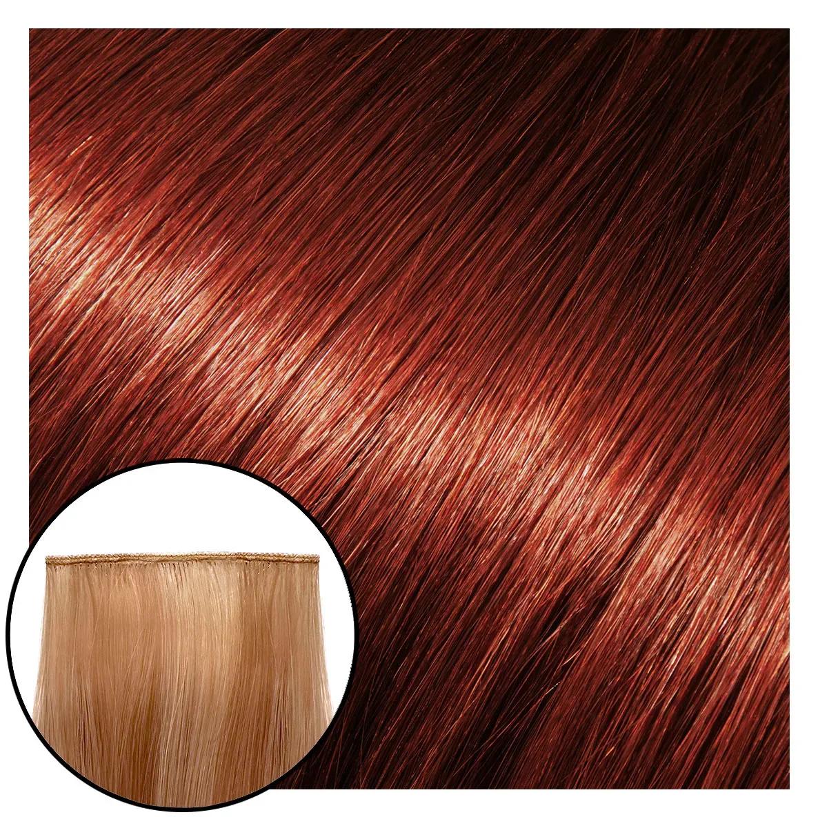 Babe Ideal Hybrid Hair Extensions #5RC Kari 18"