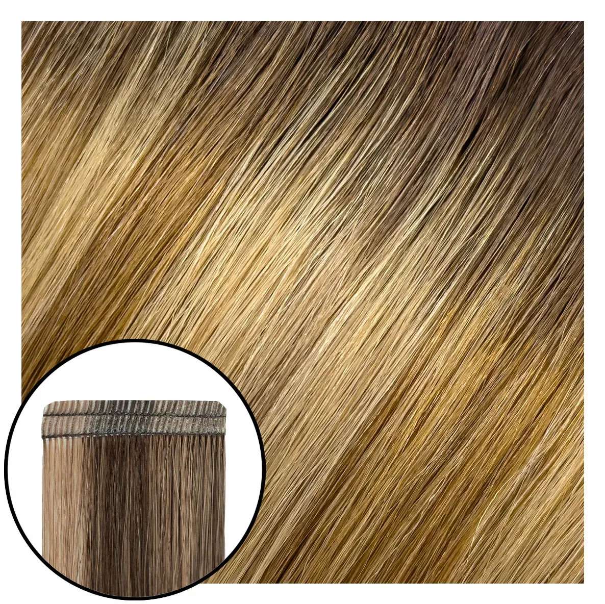 Babe Tape-In Balayage Extensions #5B-27A/12/600/613 Crystal 22"