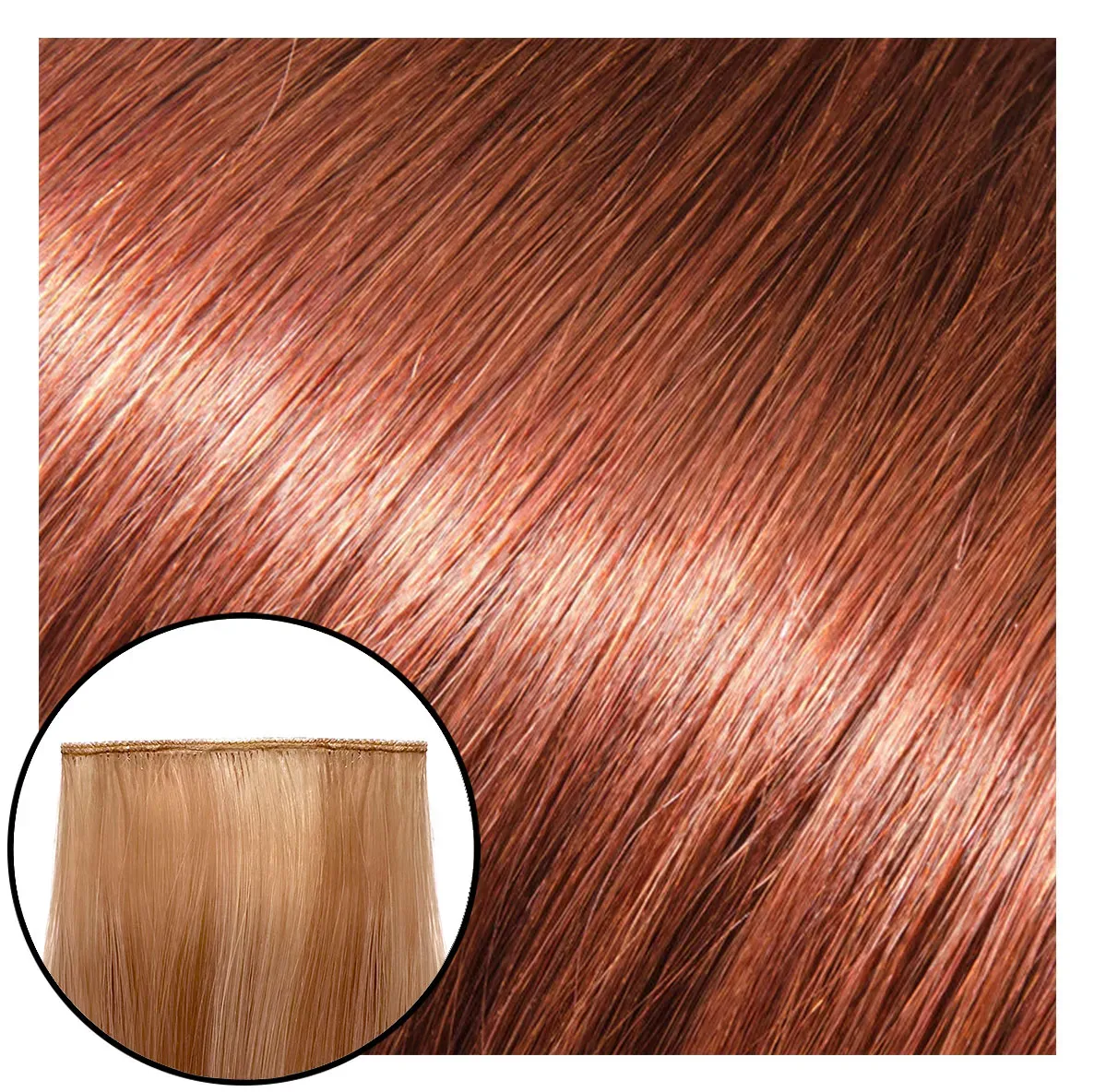 Babe Ideal Hybrid Hair Extensions #5R Emmie 22"