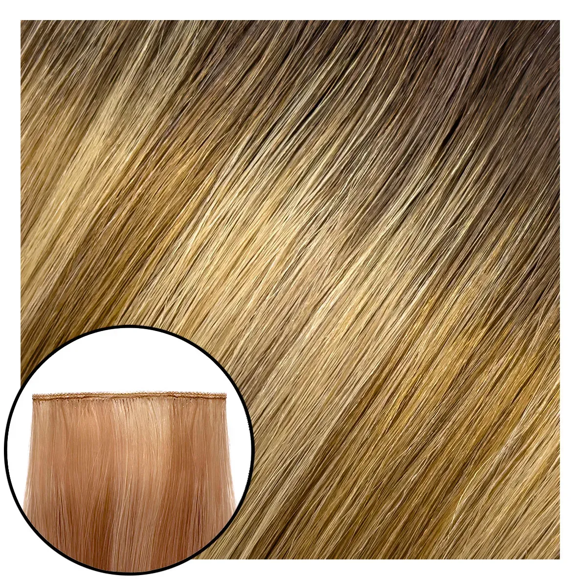 Babe Ideal Hybrid Balayage Extensions #5B-27A/12/600/613 Crystal