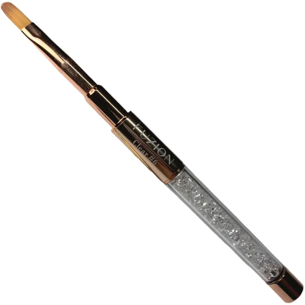 Fuzion Signature Series Clear #6 Gel Brush
