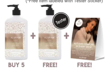 Aluram Cozy Cloud Body Lotion & Skin Moisurizer 18 oz. 5+1 Free INTRO