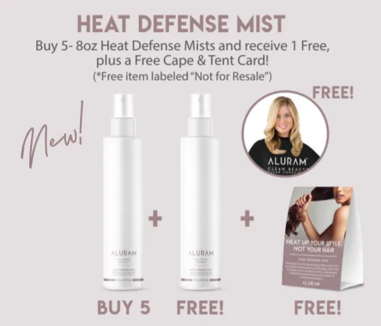 Aluram Heat Defense Mist Deal – Buy 5 and get 1 FREE