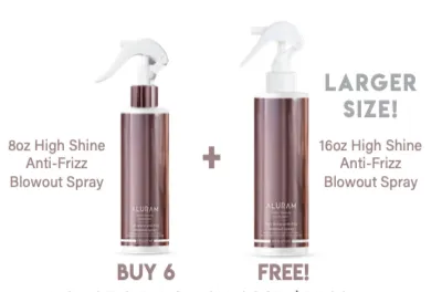 Aluram High Shine Anti-Frizz Blowout Spray PROMO!
