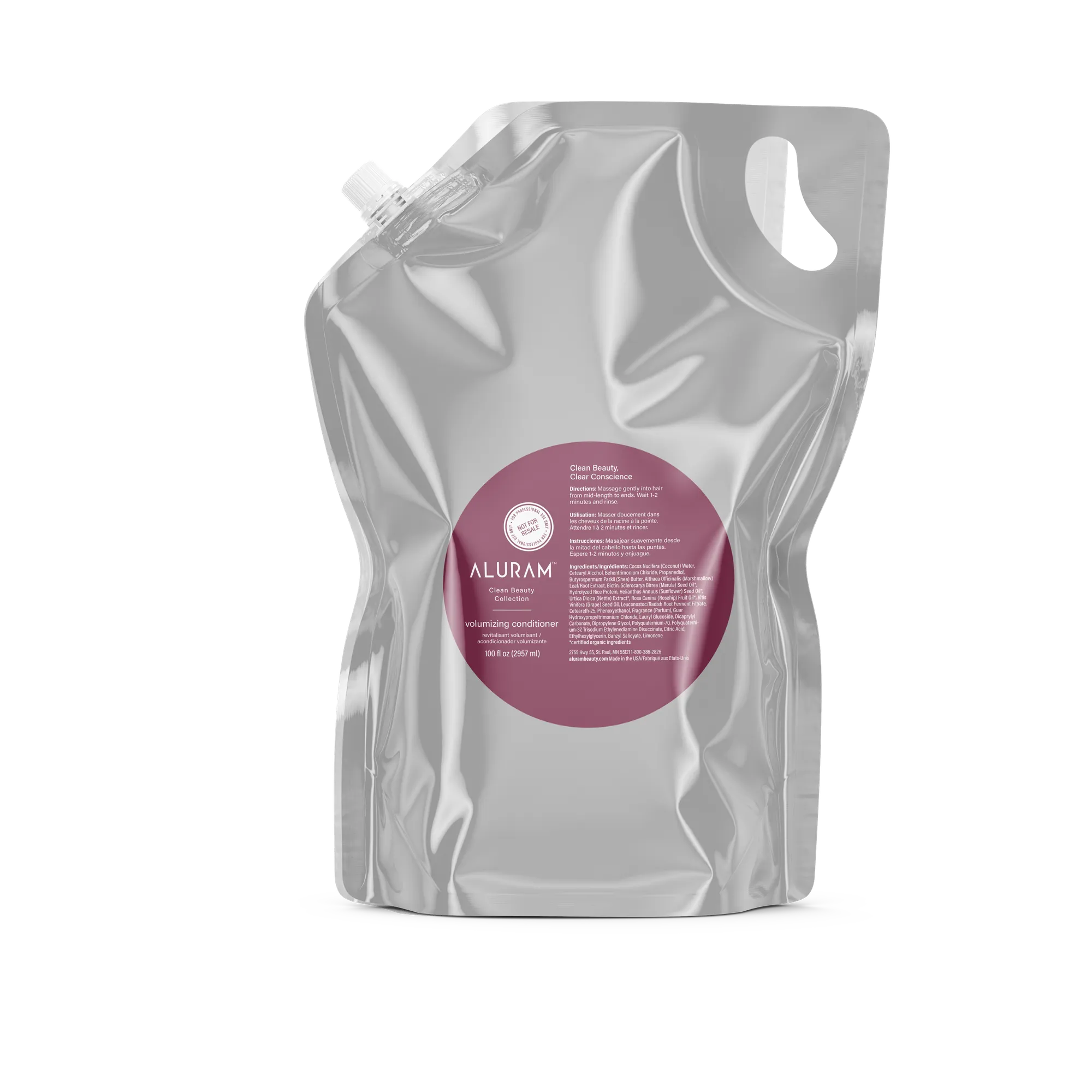 Aluram Volumizing Conditioner 100 Oz. Refill Bag