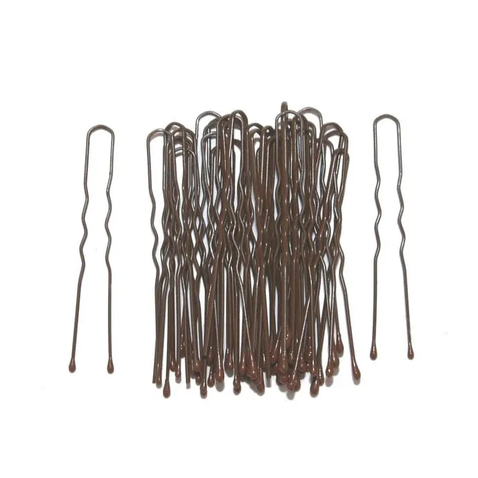 Flair Hair Pins Brown 2″