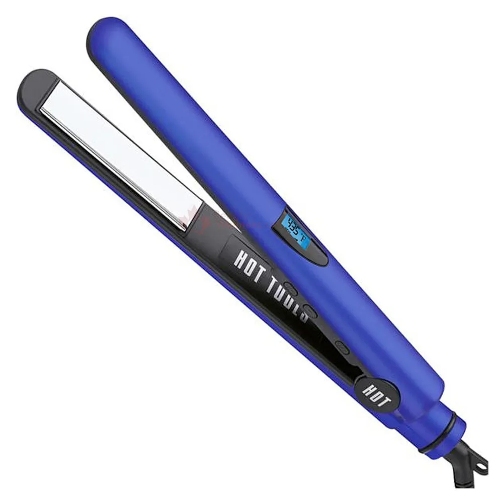 Hot Tools Radiant Blue Flat Iron 1″ – HT7110FCN – Universal Voltage & LCD Display