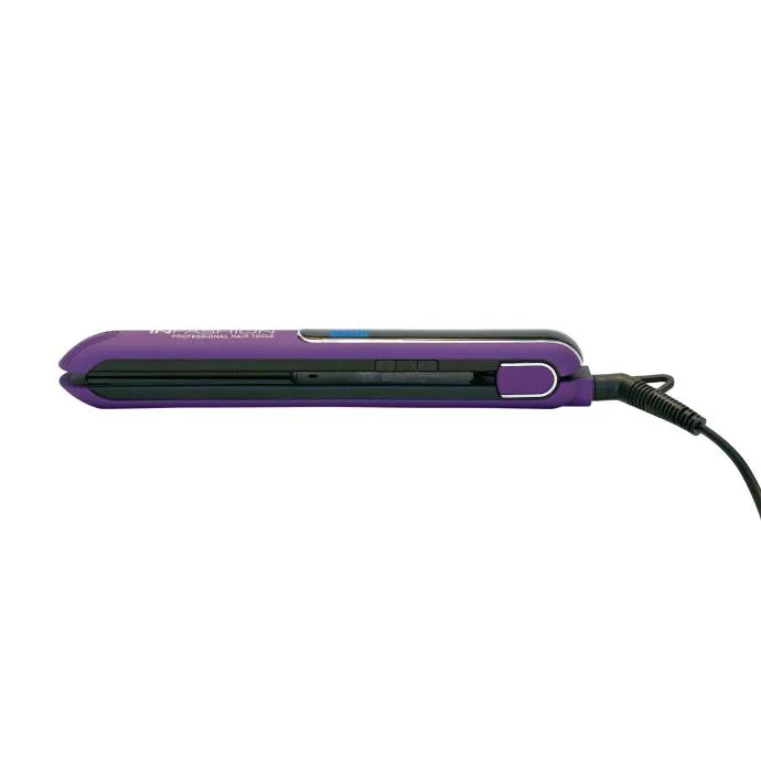 Infashion Professional Flat Iron Hair Straightener – Purple 1″ – AET2003-PR