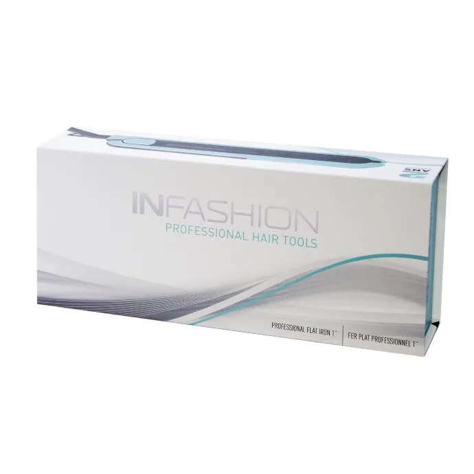 Infashion Professional Flat Iron Hair Straightener – Teal 1″ – AET2003-TR