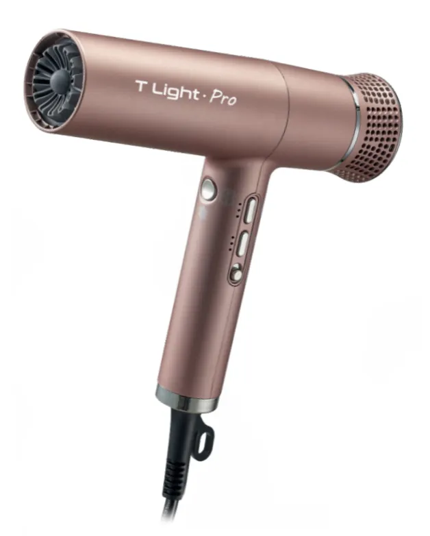 Infashion Rose Gold T-Light Pro Dryer – High Speed Brushless Professional Hairdryer