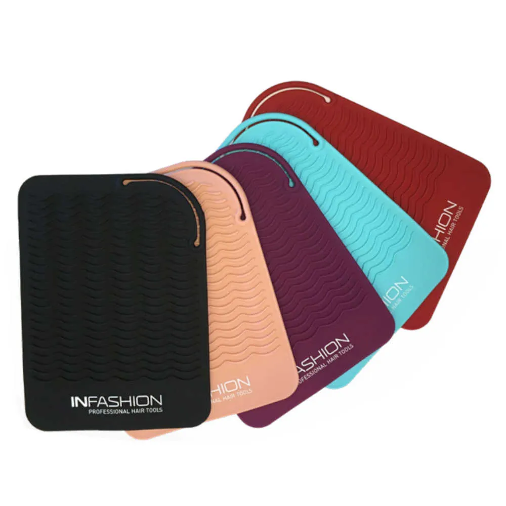 Infashion Travel Heat Mat – Heat Resistant up to 482°F (250°C) – Available in 5 Colours