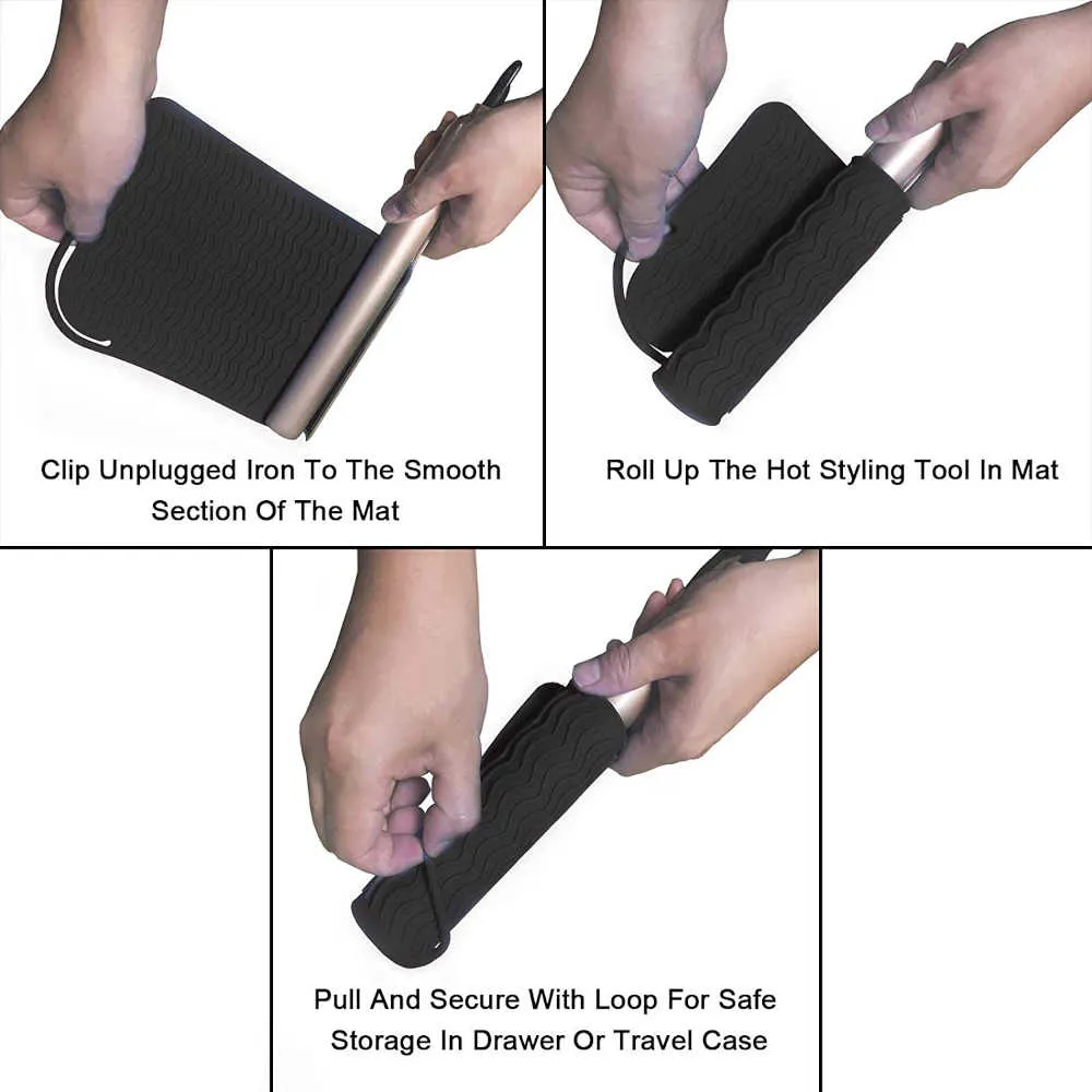 Infashion Travel Heat Mat – Heat Resistant up to 482°F (250°C) – Available in 5 Colours