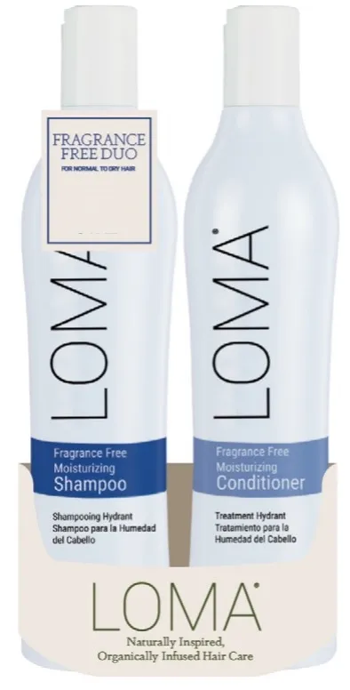 Loma Moisture Shampoo and Treatment 355 mL DUO – FRAGRANCE FREE