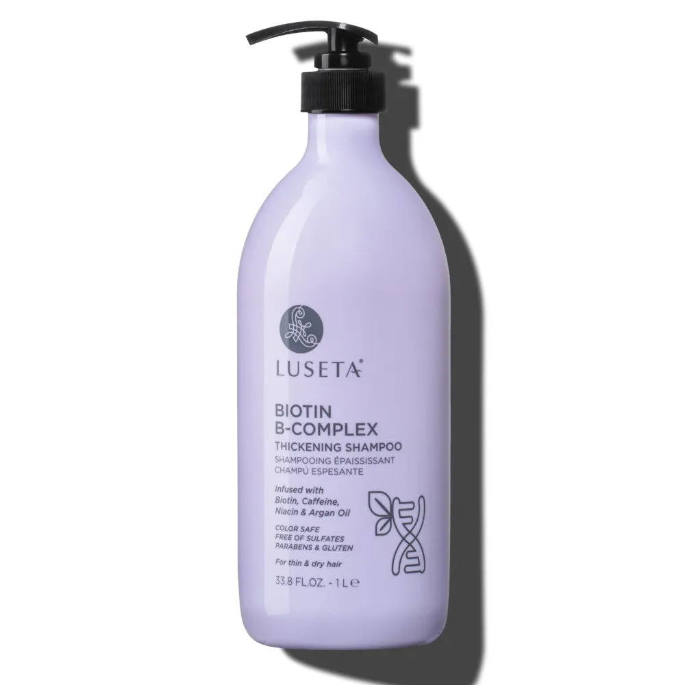 Luseta Biotin B-Complex Thickening Shampoo 1 L β For Thin & Dry Hair