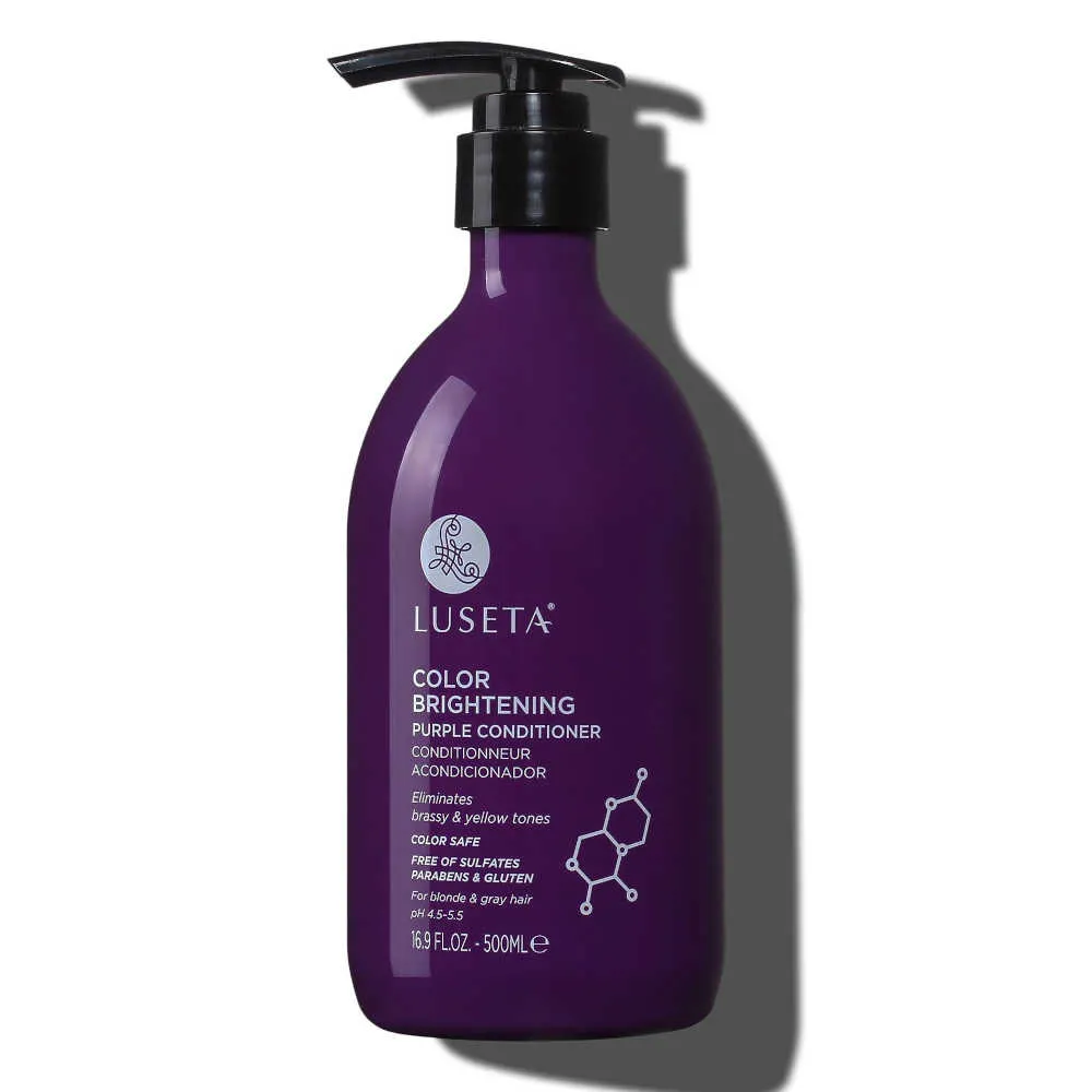 Luseta Color Brightening Purple Conditioner 500 mL β For Blondes & Gray Hair