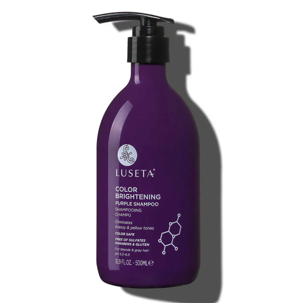 Luseta Color Brightening Purple Shampoo 500 mL – For Blondes & Gray Hair