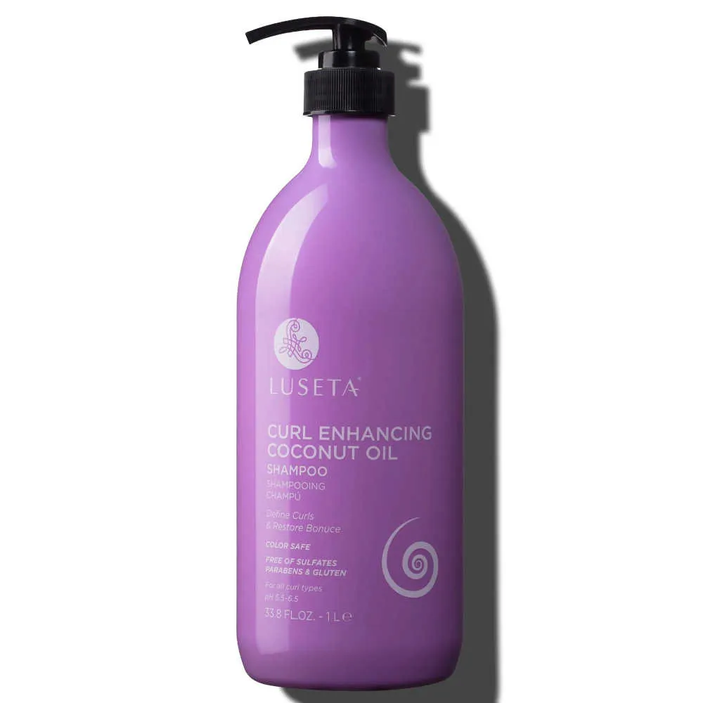 Luseta Curl Enhancing Coconut Oil Shampoo 1 L – Define Curls & Restore Bounce – For All Curl Types